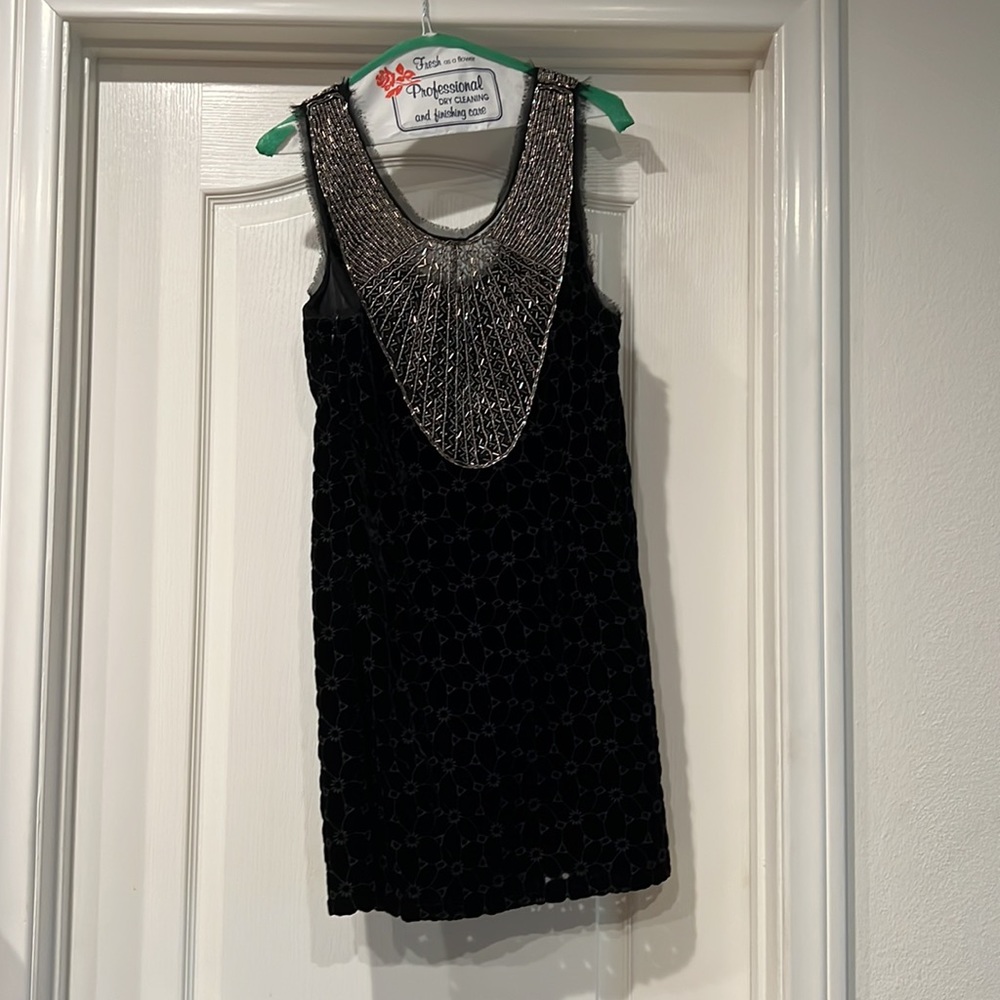 Free people velvet and sequin dress